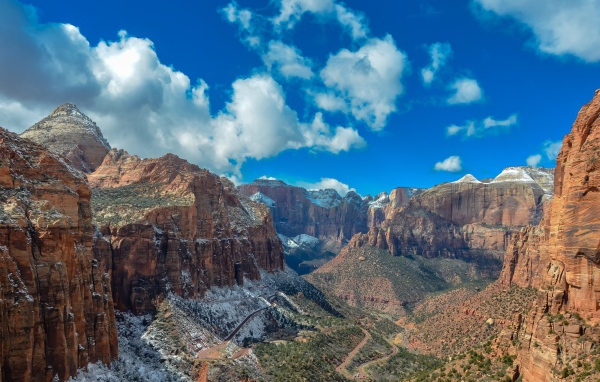 Вид на Canyon Overlook, Национальный парк Роки-Маунтин, США