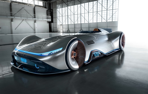 Электрокар Mercedes Benz Vision EQ Silver Arrow, концепт