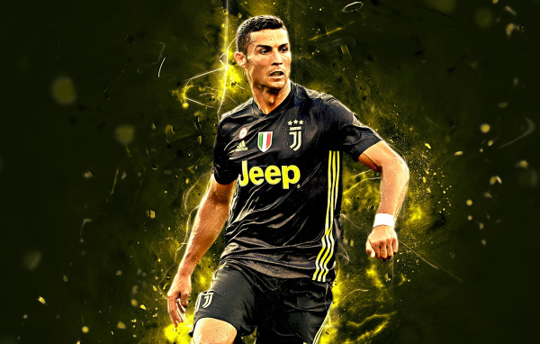 Популярный португальский футболист Криштиану Роналду в форме