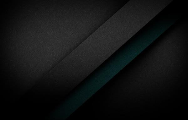 Зеленая линия на черном  фоне, 3д графика