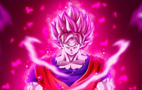 Персонаж Сон Гоку аниме Super Saiyan Blue