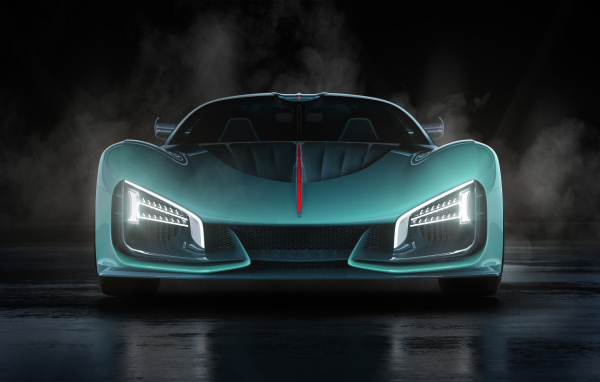 Быстрый автомобиль Hongqi S9 2020 года вид спереди