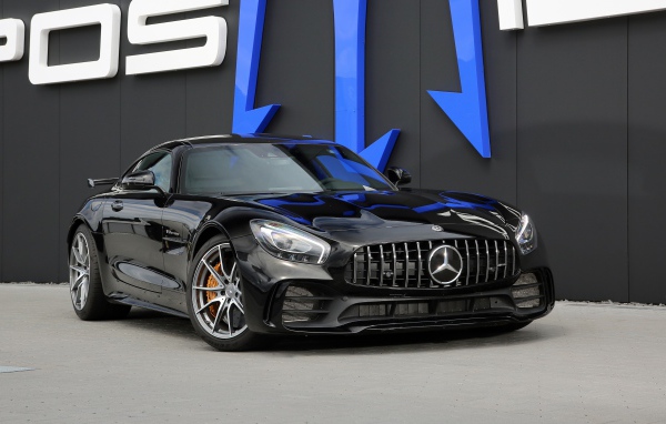 Черный мерседес Posaidon GT R RS830+ 2019 года 