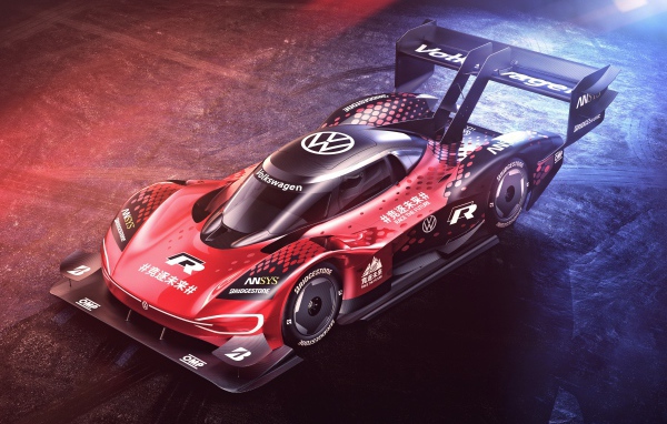 Гоночный автомобиль Volkswagen I.D. R Prototype 2019 года 