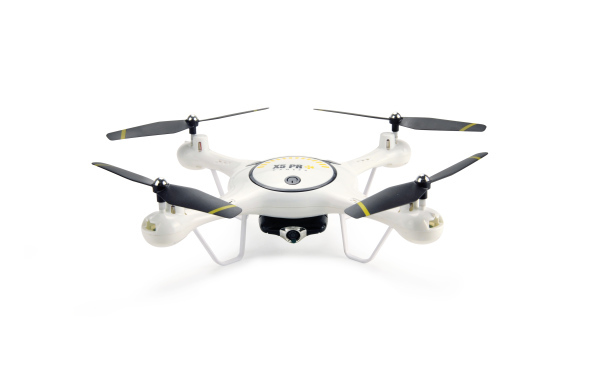 Радиоуправляемый квадрокоптер Aosenma X5UW FPV на белом фоне