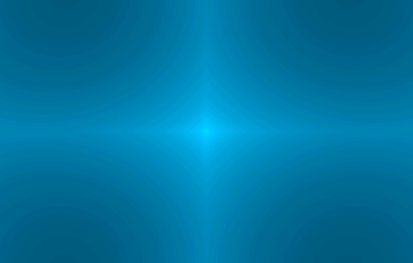 Blue background with circles with a bright point in the middle