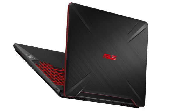 Новый игровой ноутбук ASUS TUF Gaming FX505DY & FX705DY на сером фоне
