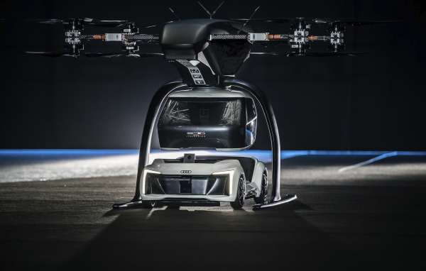 Летающее беспилотное такси  Audi Italdesign Pop.Up Next