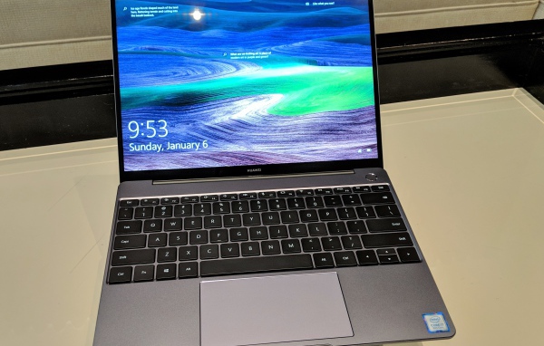 Тонкий ноутбук Huawei MateBook 13, CES 2019