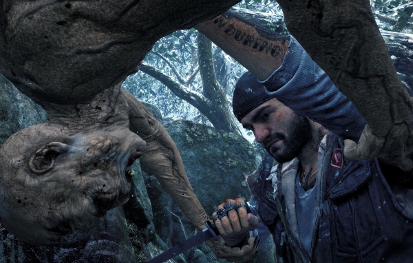 Кадр компьютерной игры 2019 года Days Gone