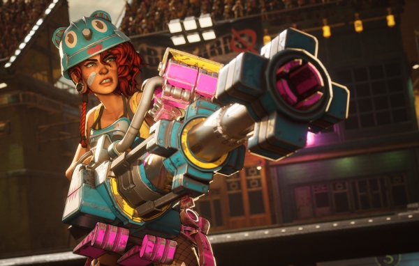 Кадр компьютерной игры Bleeding Edge, 2019