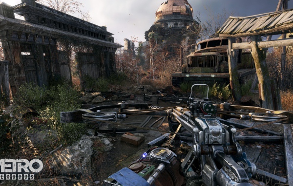 Кадр компьютерной игры Metro Exodus, 2019 года