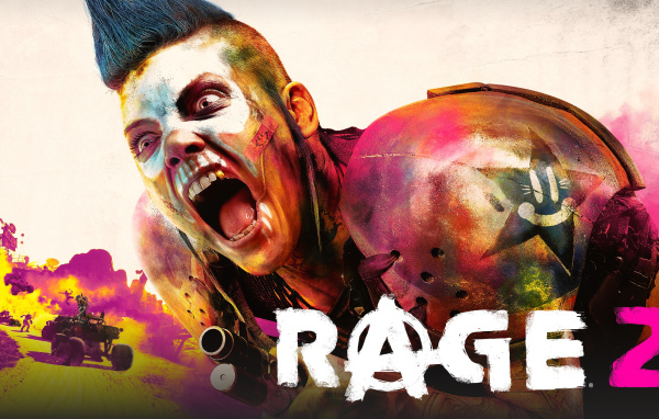 Постер компьютерной игры Rage 2, 2019 года