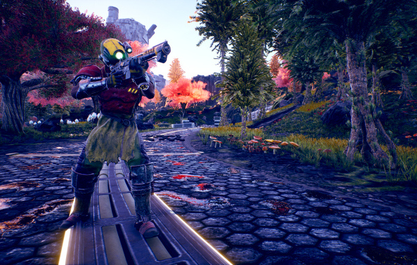 Скриншот компьютерной игры The Outer Worlds, 2019 года