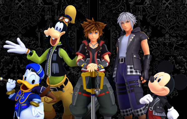 Главные персонажи компьютерной игры Kingdom Hearts III, 2019