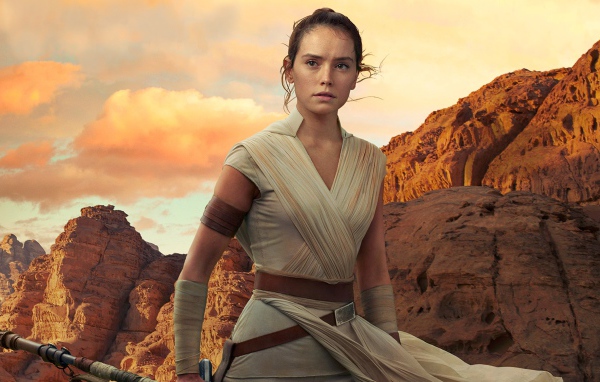 Актриса Дейзи Ридли в фильме Звёздные войны: Эпизод IX, 2019 года