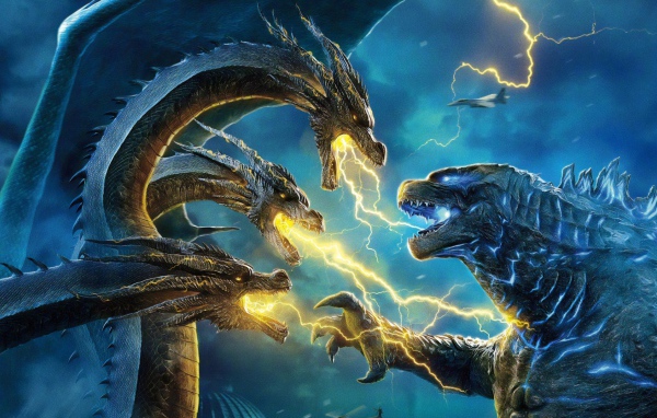 Кадр фильма Годзилла 2: Король монстров, 2019 года