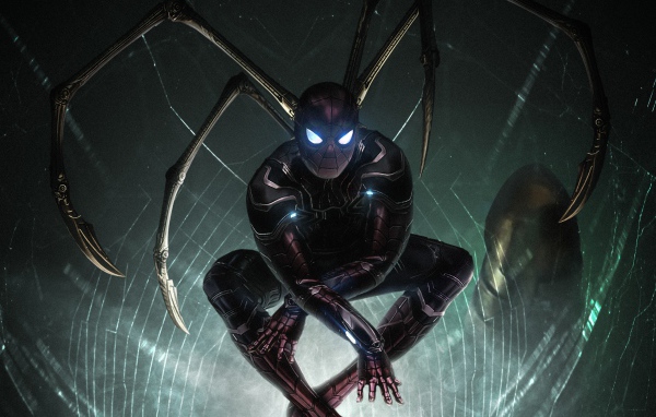 Персонаж Железный Паук крупным планом