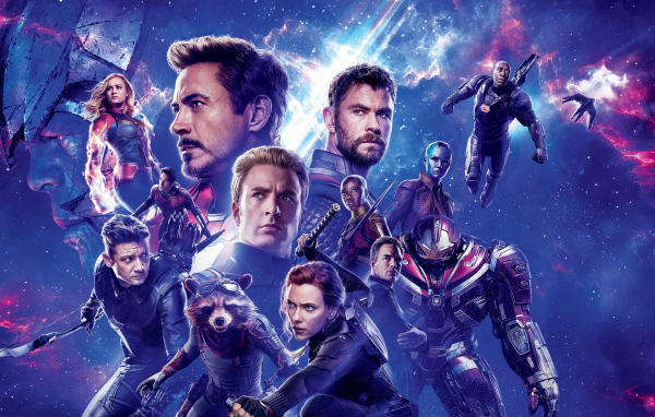 Постер с главными героями фильма  Мстители: Финал, 2019 