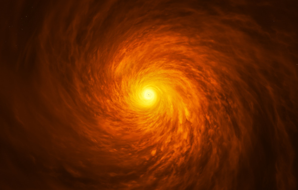 Яркая спираль в солнечной галактике