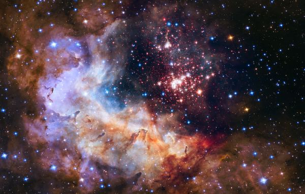 Млечный путь в звездном небе 