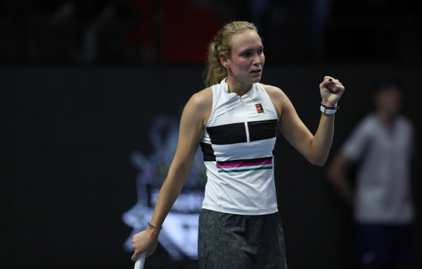 Теннисистка Донна Векич на корте