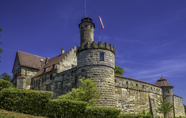 The medieval fortress of Altenburg, Germany