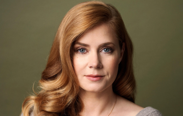 Красивая голубоглазая рыжеволосая девушка, актриса Эми Адамс