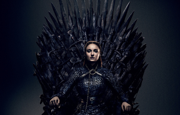 Персонаж Санса Старк на троне фильм Игра престолов 8 сезон