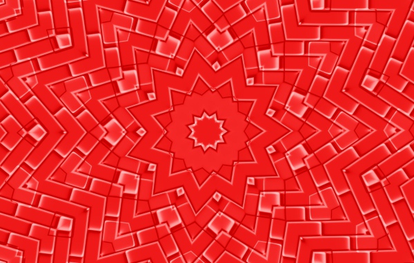 Абстрактный рисунок с красными звездами 