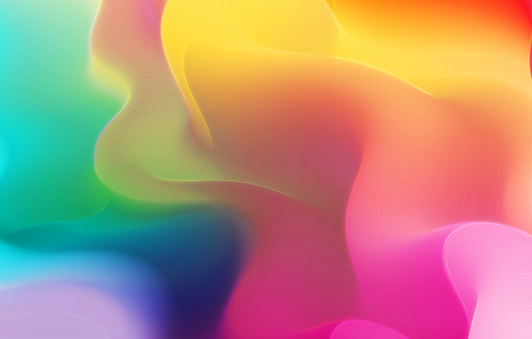Абстрактный радужный рисунок 