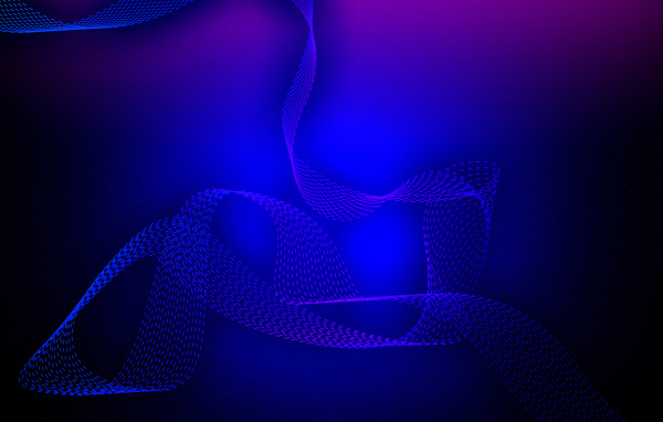 Абстрактная лента на фиолетовом фоне