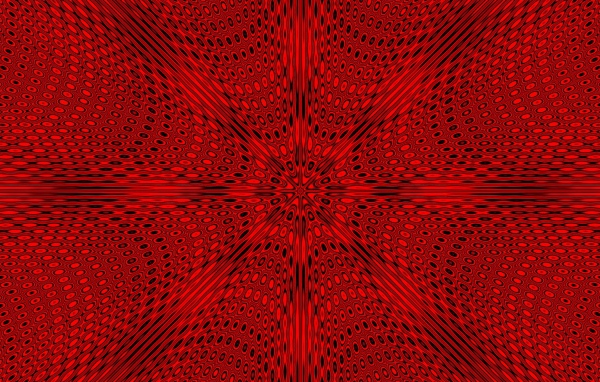 Красный абстрактный рисунок иллюзии 