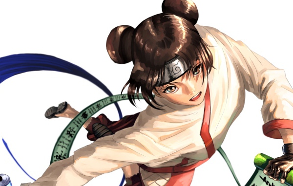Девушка в кимоно аниме Наруто