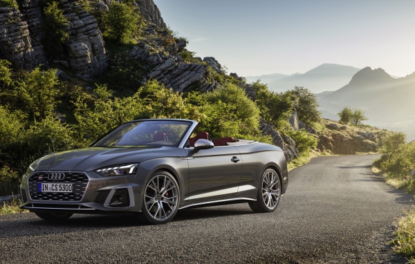 2020 Audi S5 TFSI Convertible in the Mountains