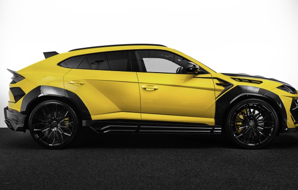 Автомобиль  Lamborghini Keyrus 2020 года вид сбоку