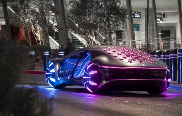 Футуристический автомобиль Mercedes-Benz VISION AVTR, 2020 года 