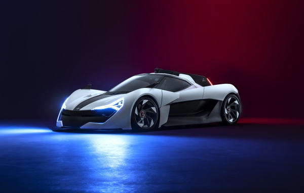 Быстрый автомобиль APEX AP-0 Concept 2020 года  