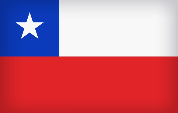 Флаг Чили крупным планом