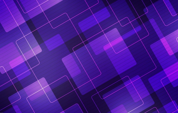 Фиолетовый фон с геометрическими фигурами