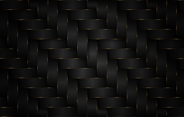 Черный фон с рисунком колосок