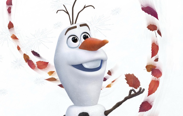 Snowman Olaf movie character Frozen 2
