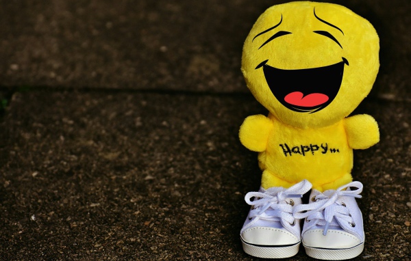 Игрушка смайлик в кедах 