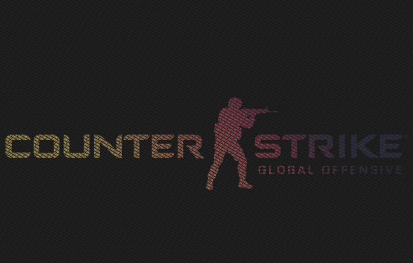 Постер игры Counter-Strike: Global Offensive на сером фоне 