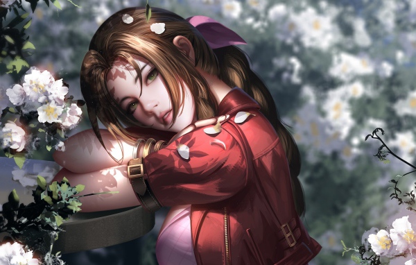 Девушка персонаж компьютерной игры Final Fantasy VII Remake, 2020