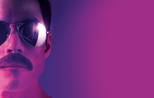 Легендарный певец Фредди Меркьюри на розовом фоне