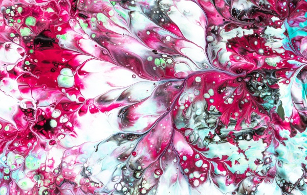 Красивый разноцветный узор абстракция