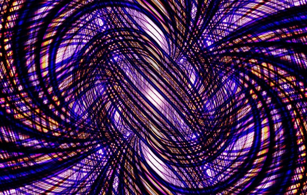 Красивый фиолетовый фрактальный узор