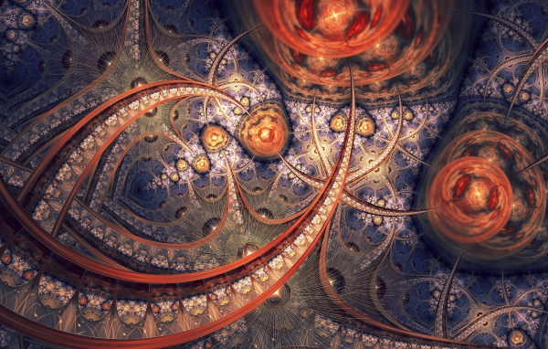 Красивый необычный абстрактный узор