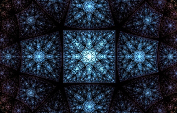 Синий градиентный рисунок 